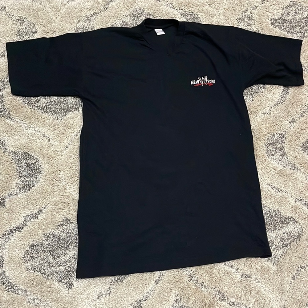 Embroidered Cotton  Wresling New York Tee